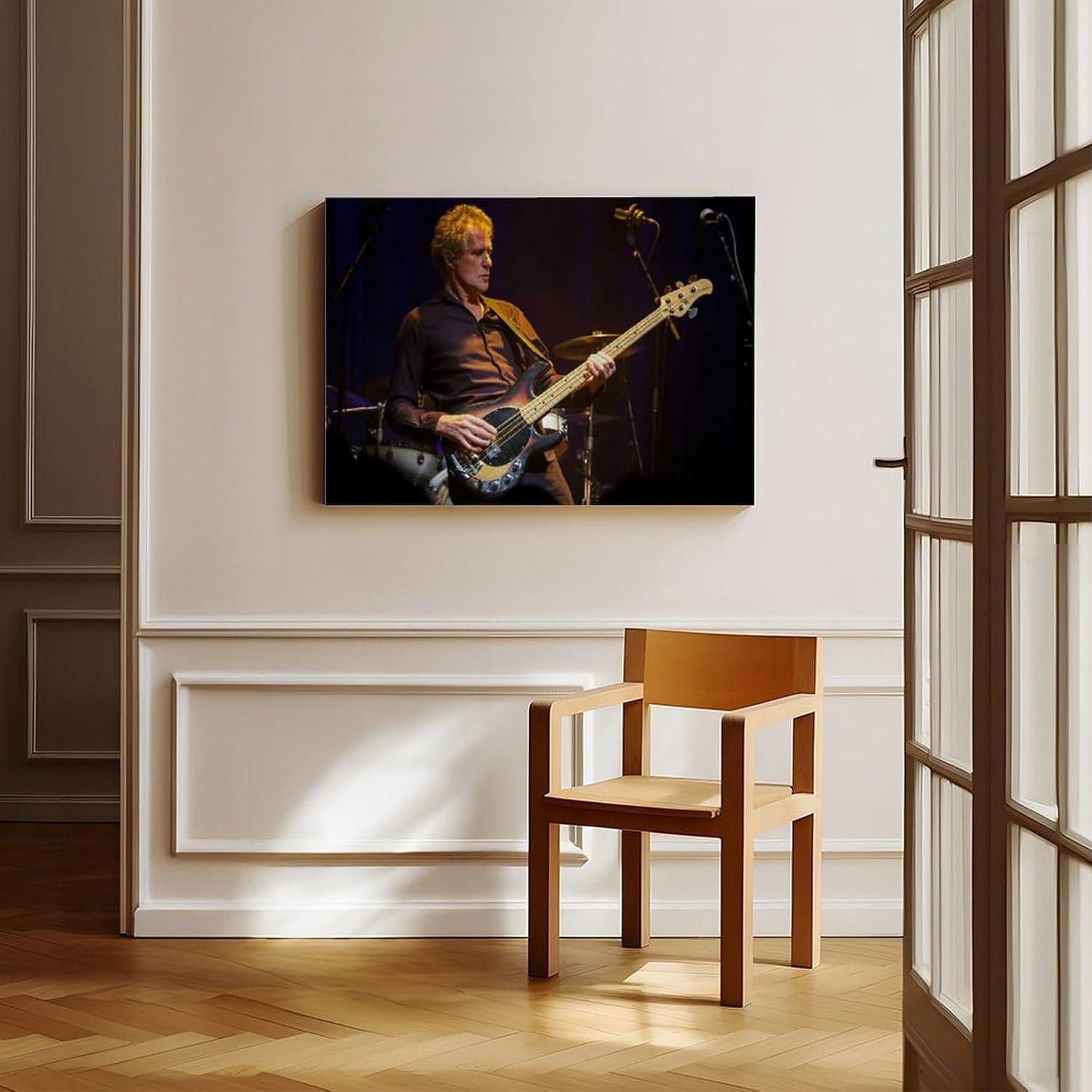 TONITOTA John_Illsley Rock Scene Classic Canvas Poster | Retro Historical Black And White Photos | Wall Art | Kitchen | Bathroom Decor | Frame 24x36inch
