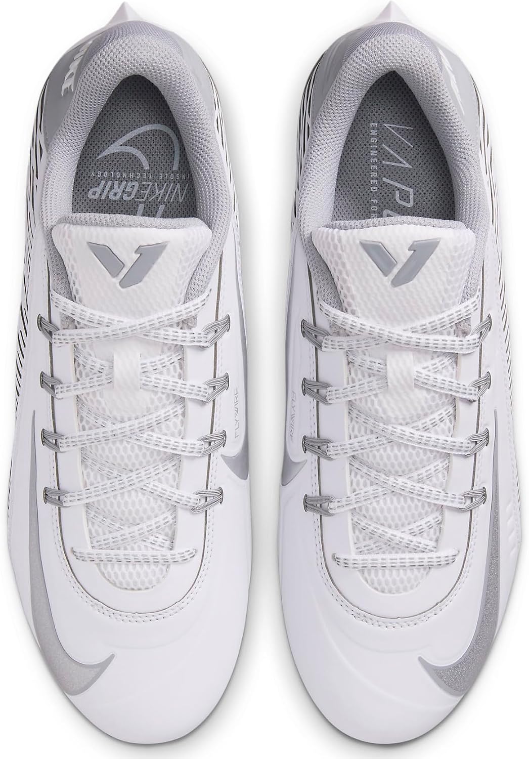 Nike Vapor Edge Pro 360 2 Men's Football Cleats White/Metallic Silver-360 VC DO6294-100 8