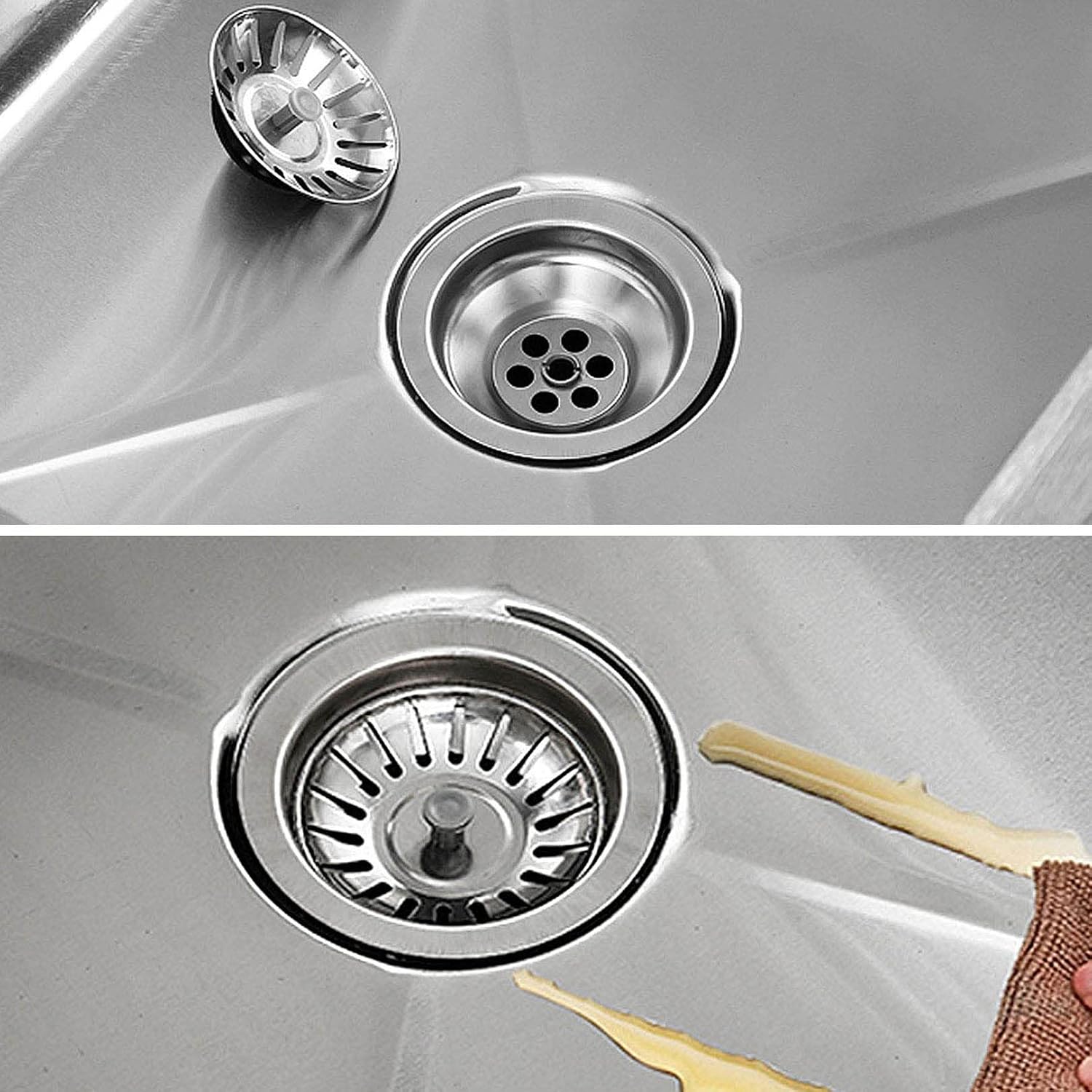 Commercial Stainless Steel Utility Freestanding Sink for Indoor Outdoor Garage Restaurant Kitchen Laundry Room Laundry Tub Culinary Sink Single Bowl Sink