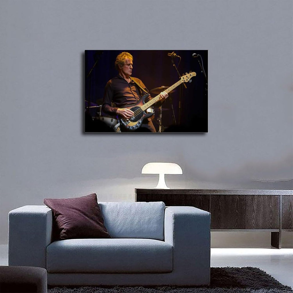 TONITOTA John_Illsley Rock Scene Classic Canvas Poster | Retro Historical Black And White Photos | Wall Art | Kitchen | Bathroom Decor | Frame 24x36inch