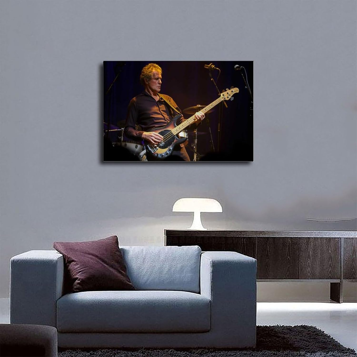 TONITOTA John_Illsley Rock Scene Classic Canvas Poster | Retro Historical Black And White Photos | Wall Art | Kitchen | Bathroom Decor | Frame 24x36inch