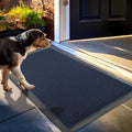 Muddy Mat® Meshy Mat™ Door Mat Heavy-Duty Quick-Dry Floor Mat, Sand & Dirt Trapper for Indoor & Outdoor, Ideal for Entrance, Mudrooms,Patios & Garages,Low-Profile,Non-Slip,Washable– Blue 36'x60'x0.4'