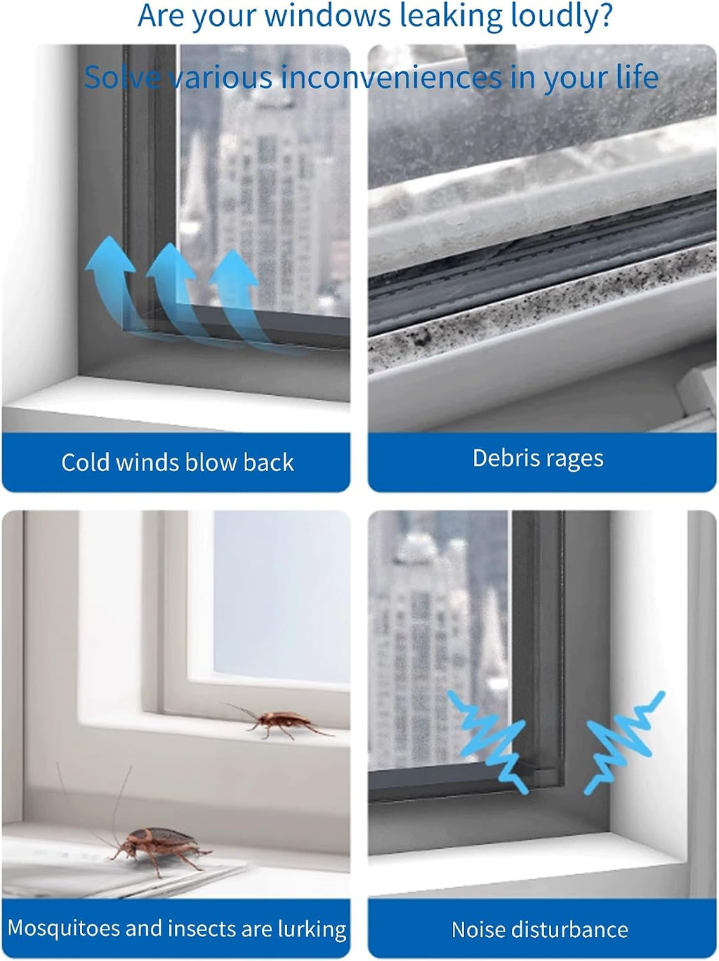 33mm Rubber Weather Stripping Door Seal, and Window Drip Cap Rain Deflector, Weather Stripping Door Draft Stopper(Brown,16meter)
