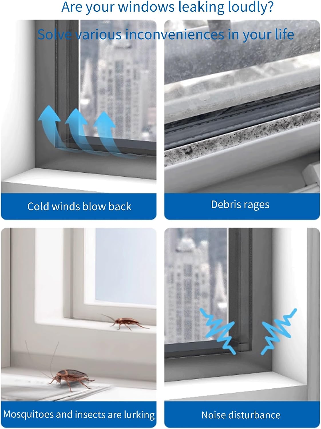 33mm Rubber Weather Stripping Door Seal, and Window Drip Cap Rain Deflector, Weather Stripping Door Draft Stopper(Brown,16meter)