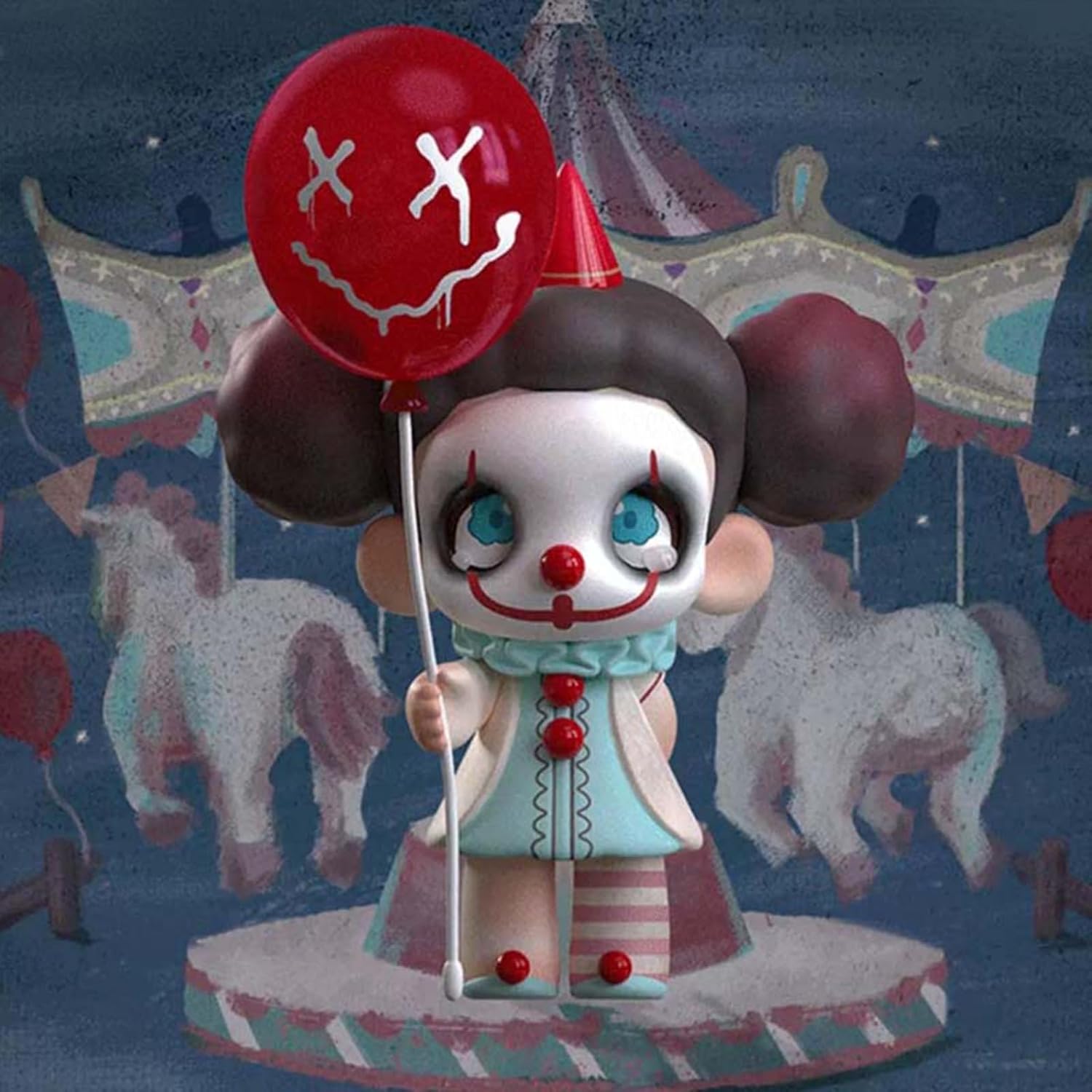 Anime Blind Box, 9PCs Cute Not a Villain Series Mystery Box Figure for Desktop Ornament, Collectable PVC Figure for Birthday Gifts