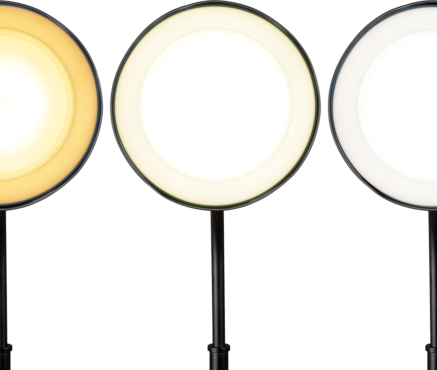 OttLite Wellness Series Wireless Charging LED Table Lamp, Black with Grey Woodgrain Accents,Touch Activated Controls, Flexible Neck, ClearSun LED Light, for Work, Study, Reading…