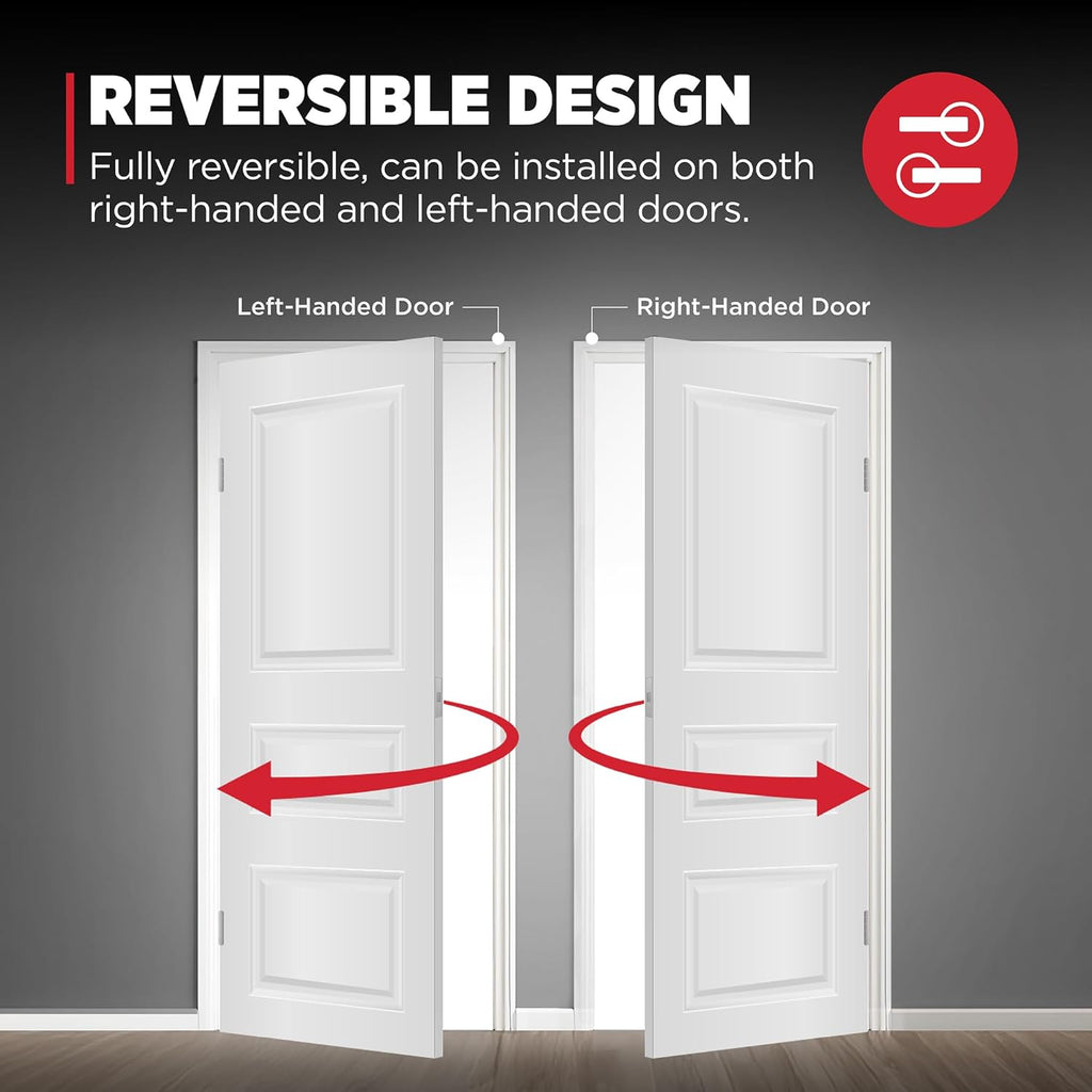 Kwikset Casey Entry Door Handle with Lock and Key, Secure Keyed Reversible Lever Exterior, for Front Entrance and Bedrooms, Matte Black, 4 Pack, Pick Resistant SmartKey Rekey Security and Microban