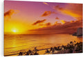 CafePress Canvas Wall Art Beach Coastline of Waikiki Ready to Hang for Living Room, Bedroom or Office