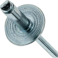 Large Flange Pop Rivets All Steel Dome Head Blind Rivet Size (6-8) 3/16' x 1/2' Qty 500 Industrial Grade Hardware Fasteners DIY Home Repair Construction Use