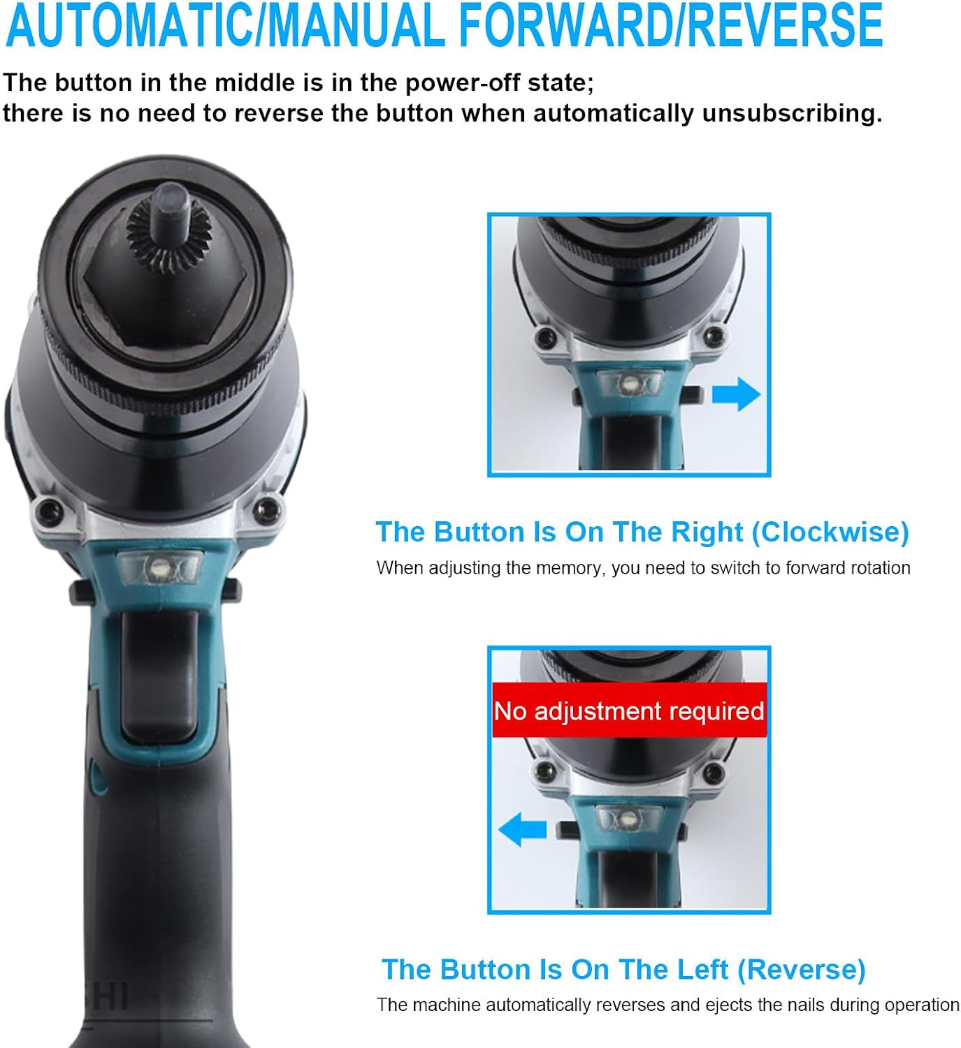 Cordless Rivet Nut Tool Set, Portable Battery Powered Pop Rivet Nut Insert Installation Tool, for Rivet Nuts Made of Aluminum, Iron