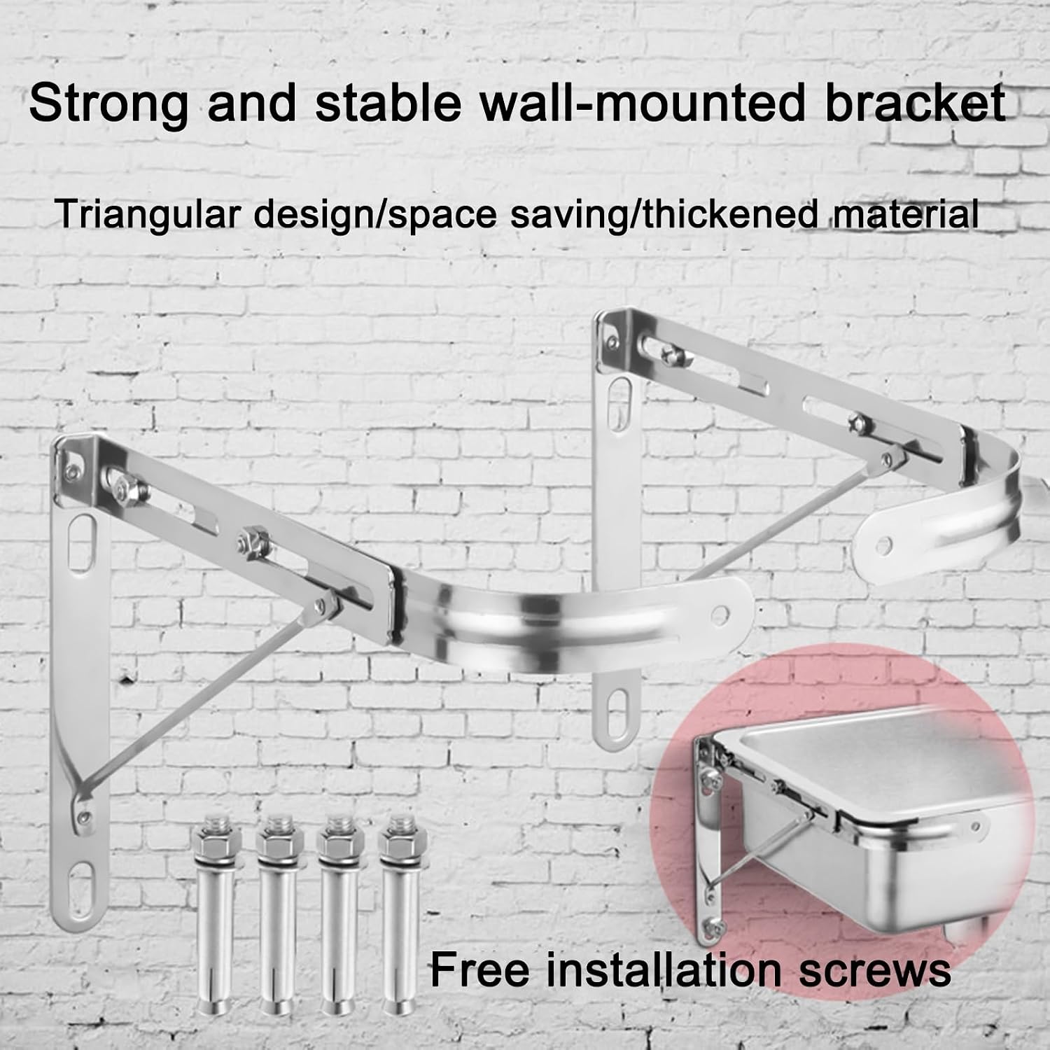 Small Wall Mounted Bathroom Sink, Single Bowl Sink, with in-Wall Stainless Steel Single Cold Faucet, Utility Washing Hand Basin for Garage Restaurant Laundry Room Outdoor (Size : 36.5x25cm) (36.