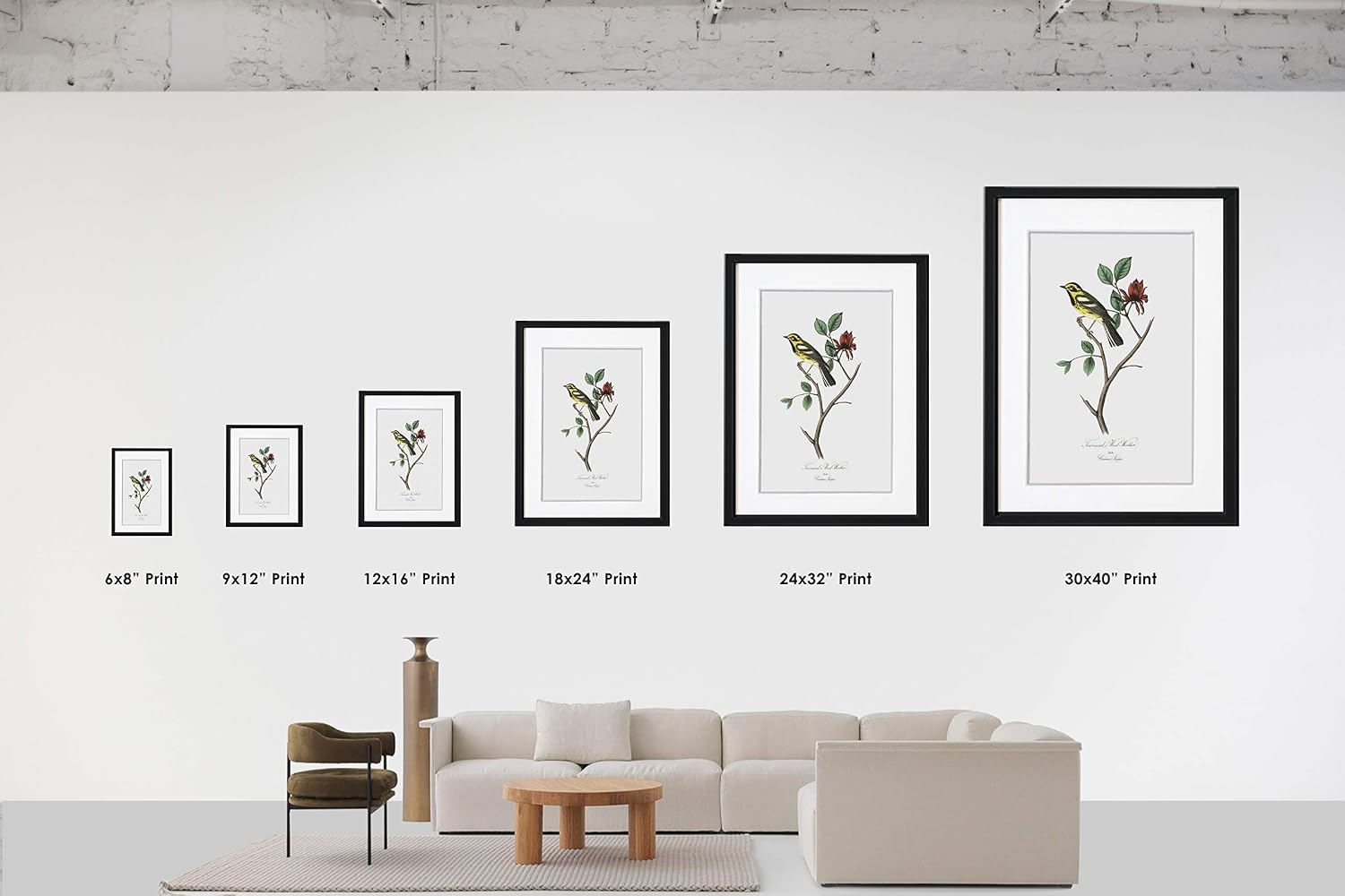 LIVESTOCK Classic Print Gallery Stagecoach To Dancers' Rock, Vintage Movie Poster Wall Art, Iconic Retro Cinema Nostalgia Home Decor Restored from Original Artwork in the USA, Walnut frame, 12x16