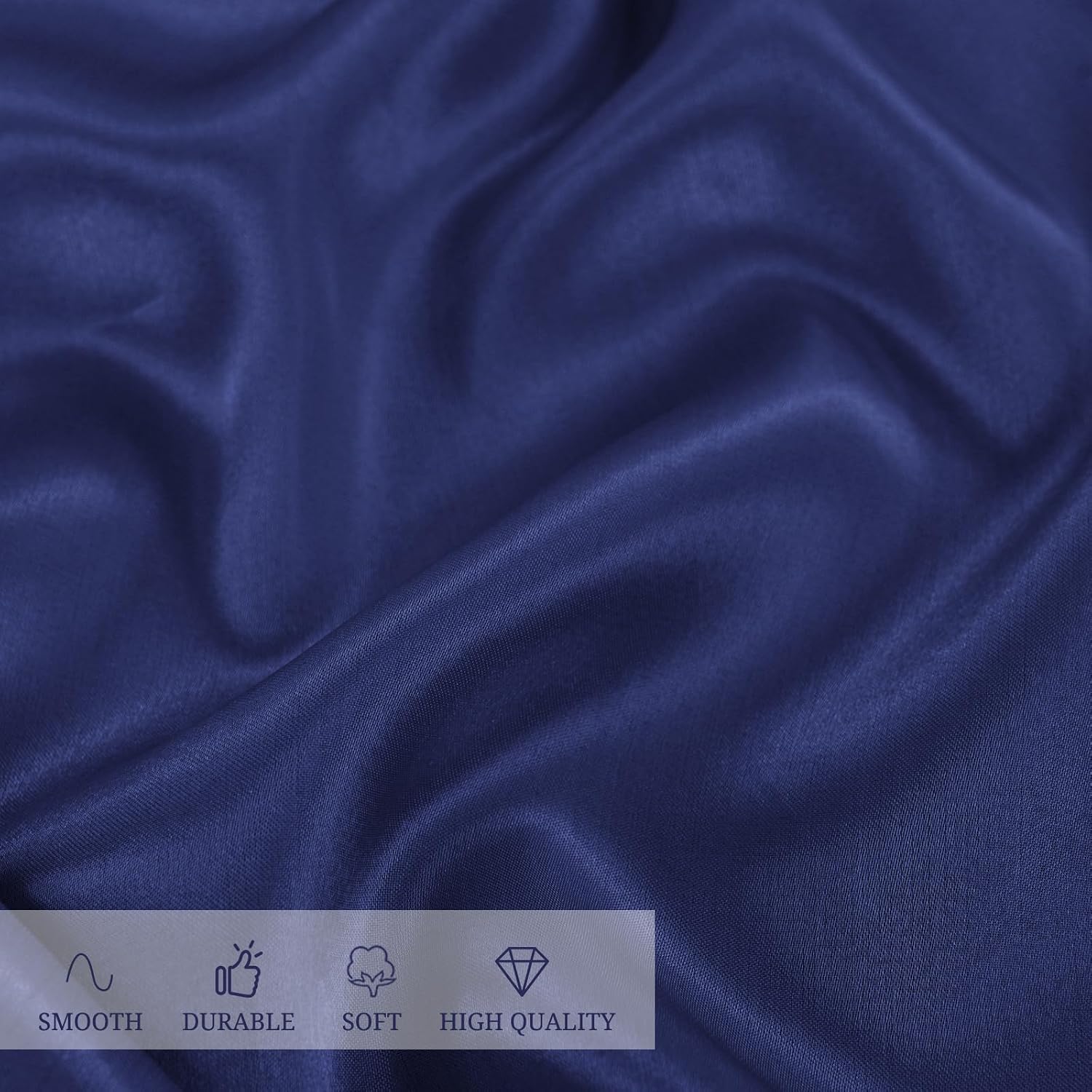 12 Pack 120 Inch Round Tablecloth, Navy Blue Satin Fabric Table Cloth for Round Tables, Wrinkle Resistant Washable TableCover Bright Silk Table Clothes for Wedding Party Dining Tables Banquet