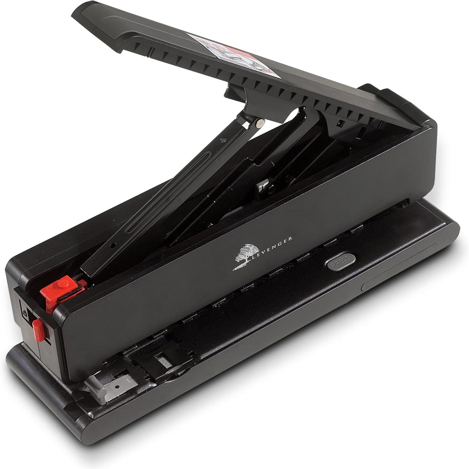 Levenger Circa Leverage Discbound Hole Punch, Heavy-Duty Large Paper Puncher for Disc Notebooks, Binders, Journals, Business Home Office Supplies