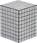 JONATHAN Y END2000G Callista 18' Modern Bohemian Ceramic Tiled Rectangle End Table, Side Table, Accent Table for Living Room, Bedroom, White/Black