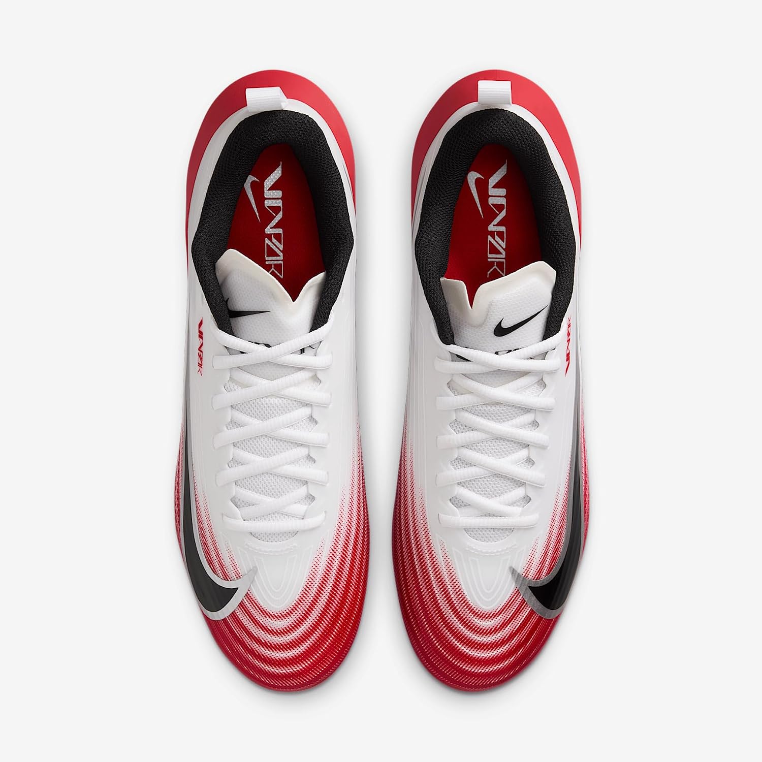 Nike Vapor Speed 3 Football Cleats (FB3303-102, White/University Red/Black)
