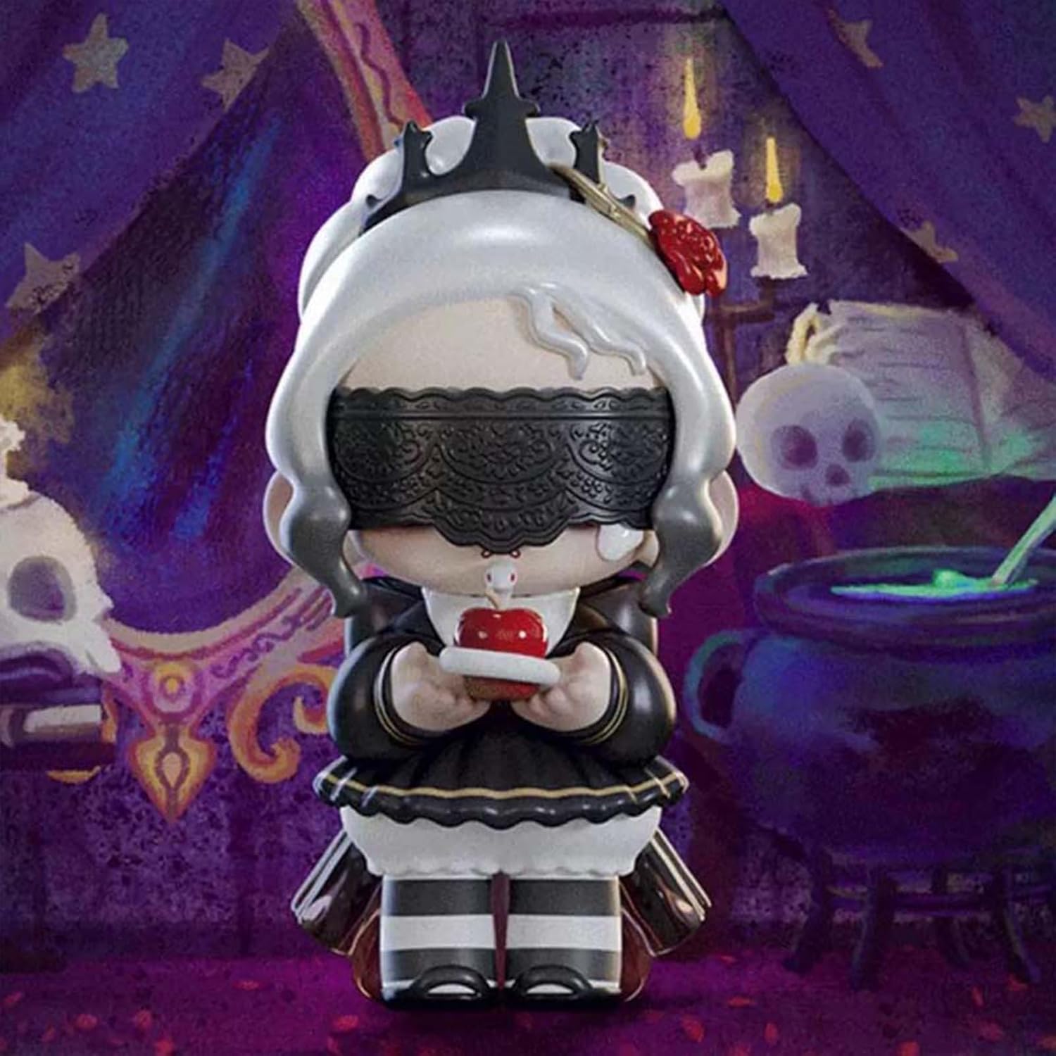 Anime Blind Box, 9PCs Cute Not a Villain Series Mystery Box Figure for Desktop Ornament, Collectable PVC Figure for Birthday Gifts