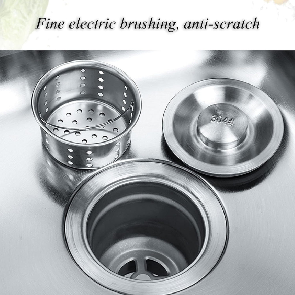 Utility Prep Sinks | Free Standing Sink | Single Bowl Sink | 1 Compartment Commercial Kitchen Sink | 304 Stainless Steel Sink | Extra-Deep Laundry Tub | Indoor-Outdoor Protable