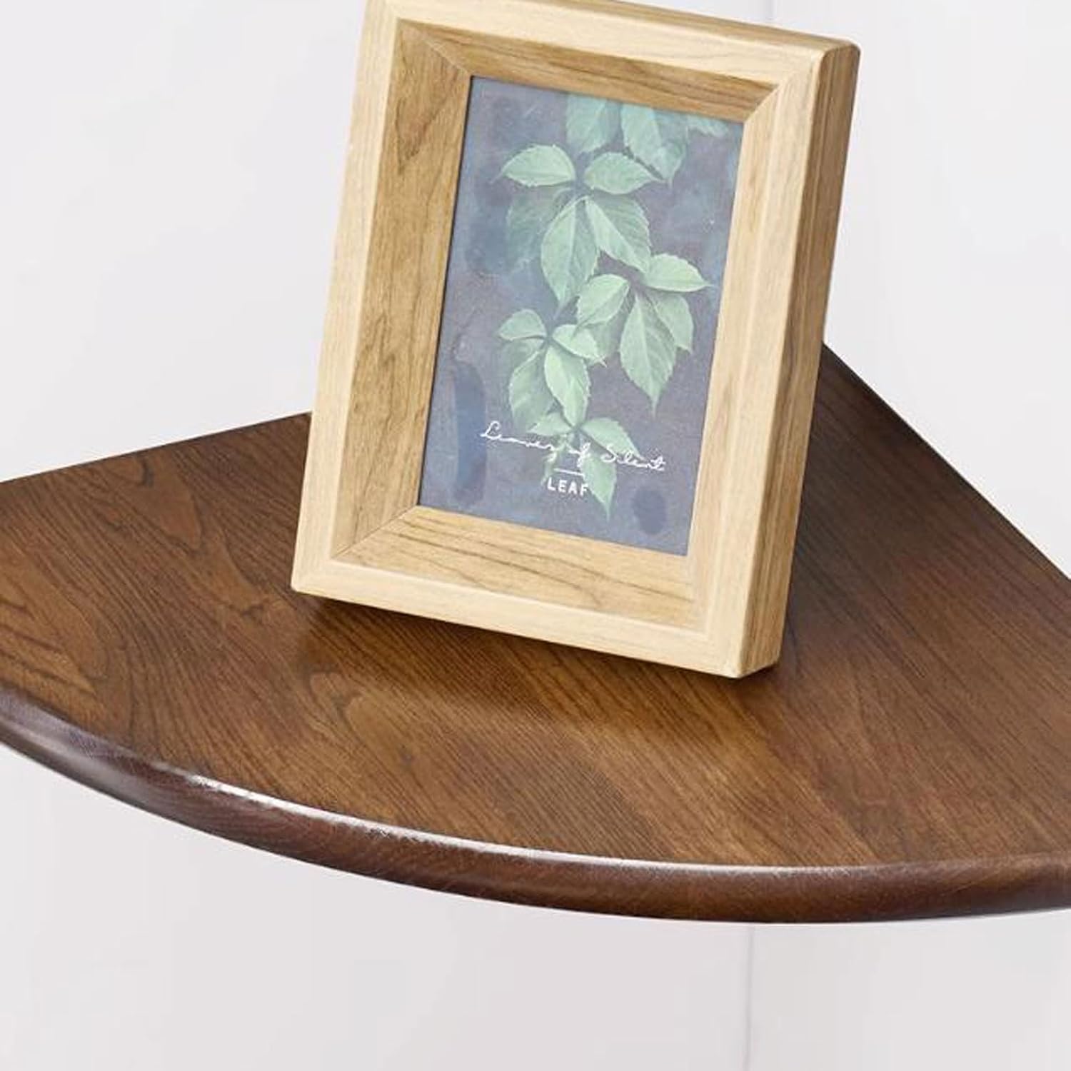 Wall Shelf 3pcs set Corner Floating Shelf, Solid Oak Wood Floating Corner Shelf Wall Mounted , Wall Display Shelf for Small Plant Photo Frame for Bedroom Kitchen, Living (Nature-3pcs Set-One Size)