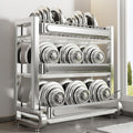 304 Stainless Steel Draining Rack,Kitchen Storage,Household Multifunctional Bowl,Suitable for Sink countertops, for(Stainless Steel 43cm/16.9in,Triple Layer)