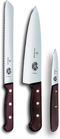 Victorinox Rosewood 3-Piece Flat Knife Set
