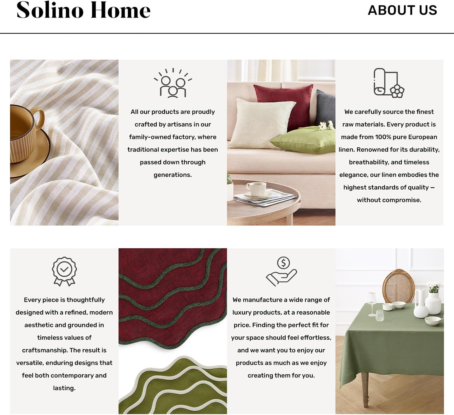 Solino Home Linen Tablecloth 60 x 144 Inch - Classic Hemstitch 100% Pure Linen Pink Table Cloth for Rectangle Tables - Machine Washable Tablecloth for Summer
