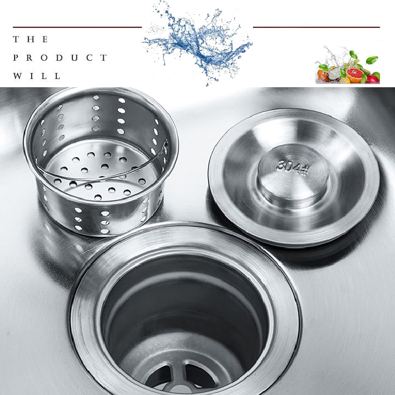 Free Standing Sink | Single Bowl Sink | 304 Stainless Steel Sink | 1 Compartment Commercial Kitchen Sink | Utility Prep Sinks | Extra-Deep Laundry Tub | Indoor-Outdoor Protable