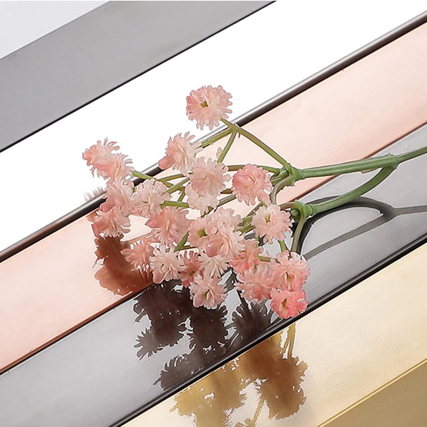 Industrial Push Pull Door Handles with Hardware and Screwdriver Rusoof Sliding Glass Interior Handle for Kitchen or Warehouse Goud Finish 120cm/47.2in (60cm/23.6in)
