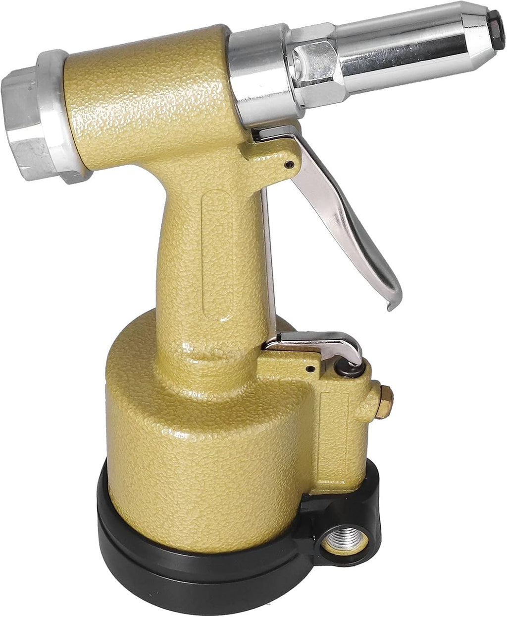 Pneumatic Rivet Gun, KP-701 Hydraulic Air Riveter and Riveting Tool Kit, Short Cylinder Blind Rivet Gun Set for Metal Sheet Fastening and Auto Body Repair, American Style