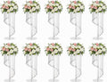 Wedding Centerpieces Decoration Flower Vase, Elegant Acrylic Crystal Stand -10 Pcs 23.6inch High Party Tables Decorations, Dining Table Chandelier Centerpiece Stands