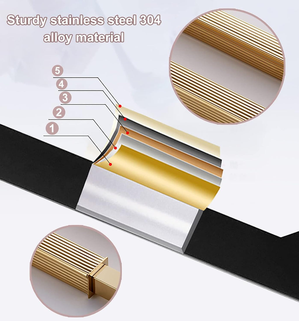 Sliding Barn Door Handle Pull Set Two Sided Push Pull Door Handle for Interior/Exterior Doors Perfect for Shower Doors Home Office Kitchen Bathroom WC Includes Screws Stylish and D