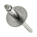 Large Flange Stainless Steel Pop Rivets Dome Head Blind Rivet Size 3/16' x 1/2' Qty 500 Threaded Fasteners for Mechanical Repair Universal Multi-Purpose Replacement Parts
