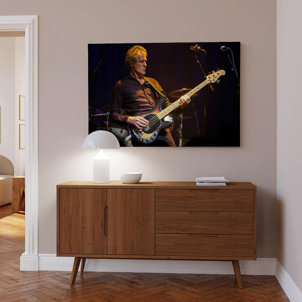 TONITOTA John_Illsley Rock Scene Classic Canvas Poster | Retro Historical Black And White Photos | Wall Art | Kitchen | Bathroom Decor | Frame 24x36inch