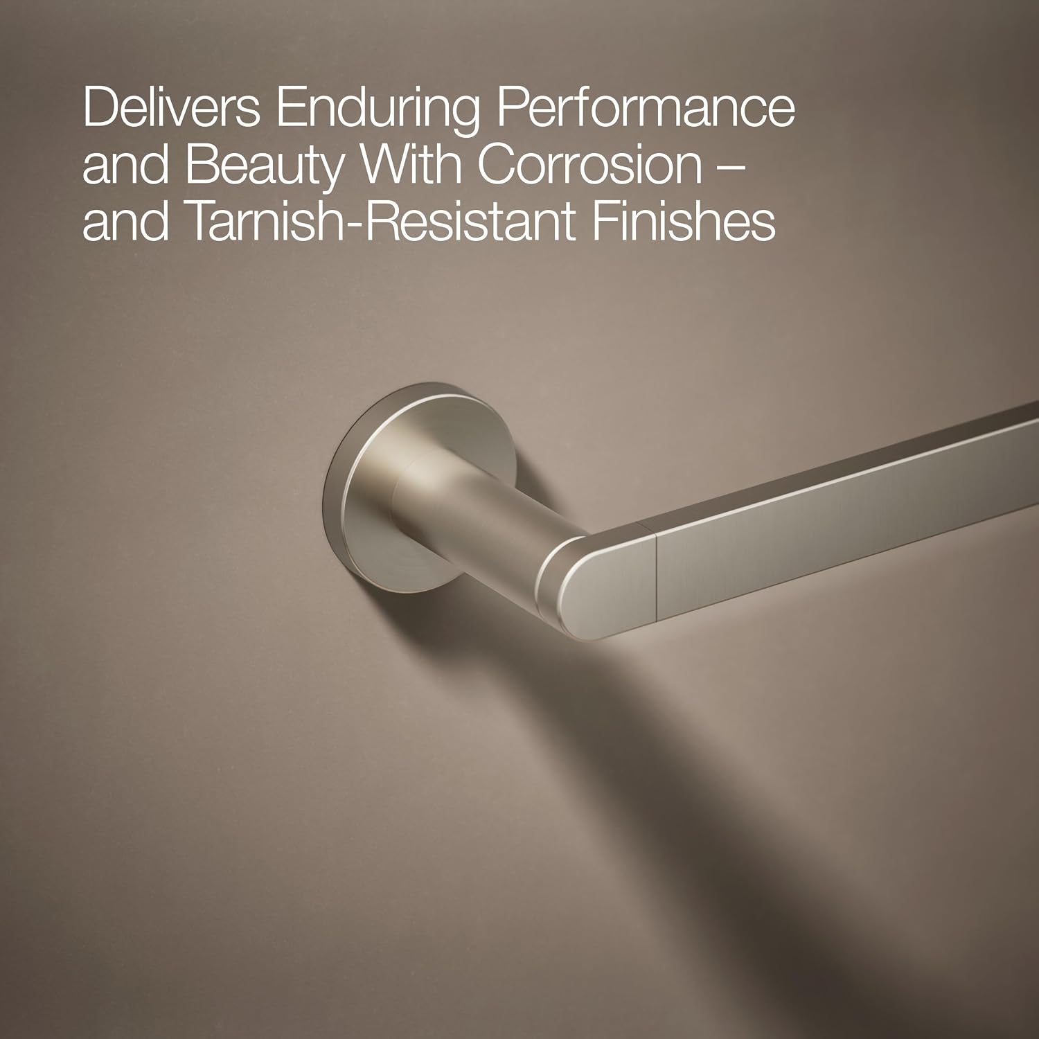Kohler 73142-BN Composed® 24' Towel bar, Vibrant Brushed Nickel