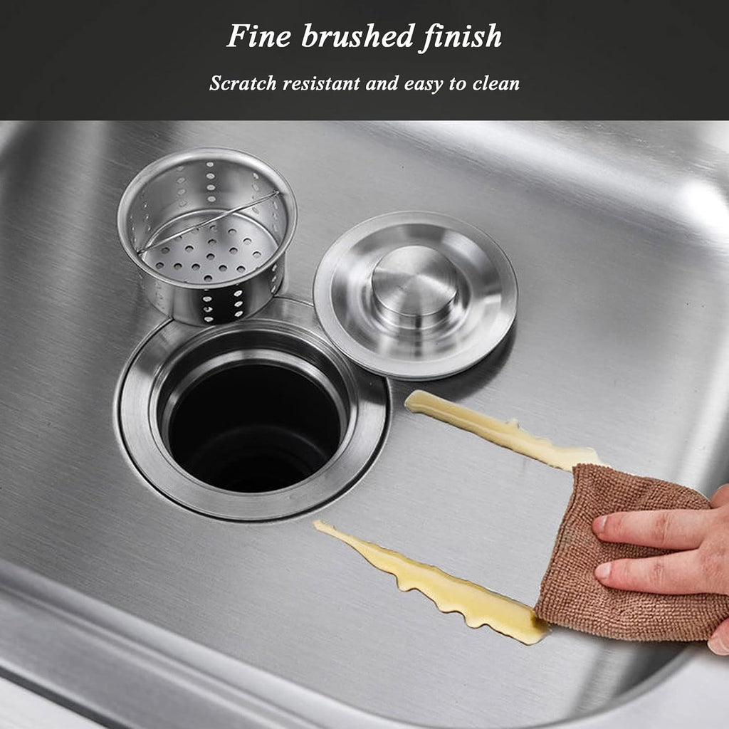Single Bowl Sink | Stainless Steel Sink | Commercial Kitchen Sink | 1 Compartment | Free Standing Utility Sink | Swivel Faucet Storage Shelves | Laundry Tub | Washing Hand Basin