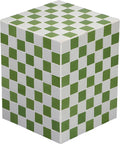 JONATHAN Y END2000J Callista 18' Modern Bohemian Ceramic Tiled Rectangle End Table, Side Table, Accent Table for Living Room, Bedroom, Green/Light Gray