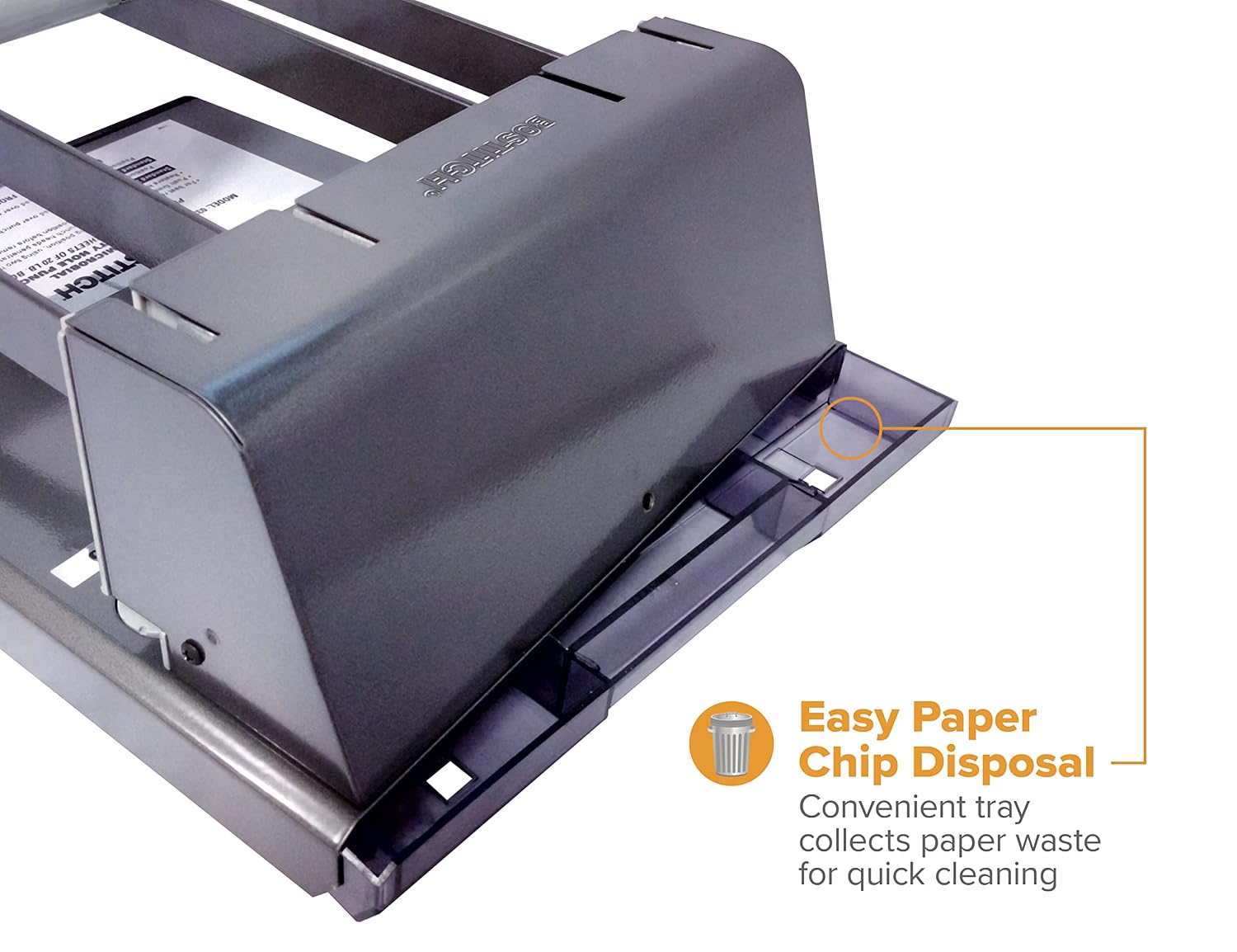 Bostitch 03200 Xtreme Duty 2-3 Hole Punch, 160-Sheet Capacity, Black/Silver