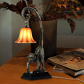 Modern Resin Bronze Monkey Table Lamp,Desk Lamp,Animal Lamp,Bedside LED Light for Home Decor,Living Room, Bedroom, Home Office, Kids Room(Bronze)