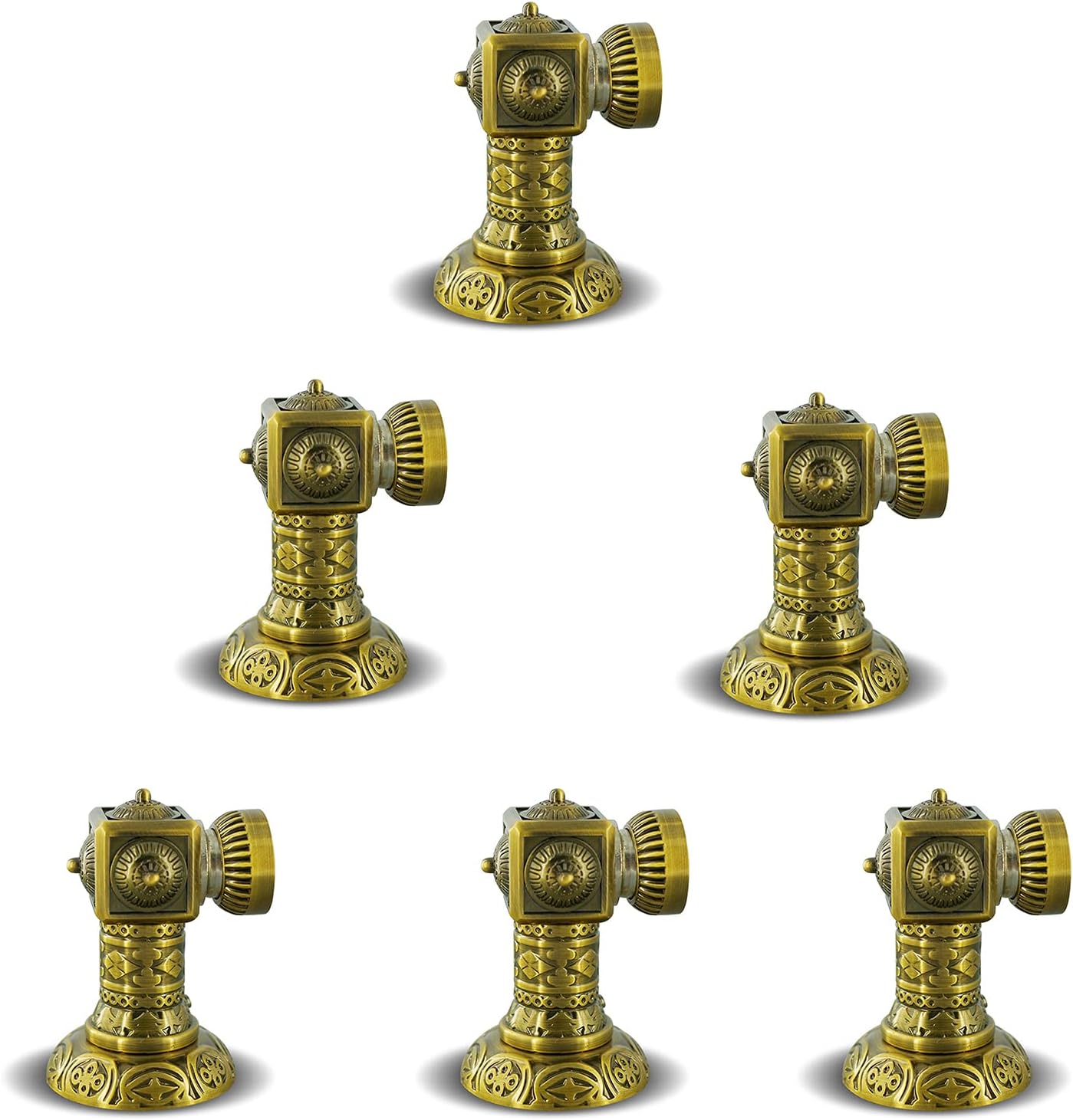5 Pairs Magnetic Door Stop, Heavy Duty Door Stoppers Holder Wall Or Floor Mount Door Stopper with Screw Mounting Material