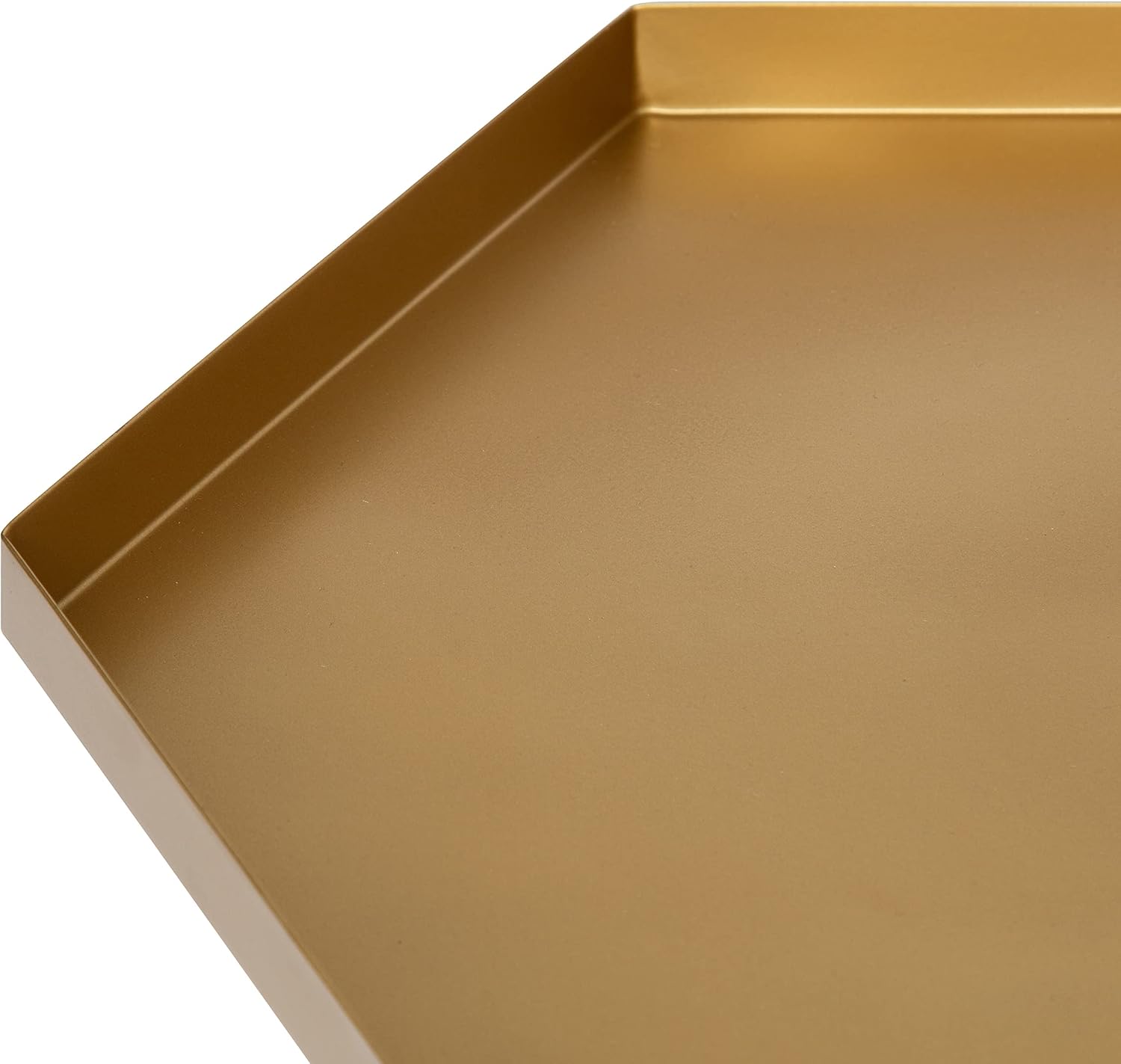 Kate and Laurel Kashvi Modern Side Table; 17 x 15 x 20; Gold; Decorative Glam Hexagon Bedroom Nightstand Table for Storage and Display