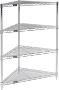 Global Industrial 4-Shelf Industrial Corner Shelf Unit 24'W x 18'D x 54'H