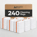 Avalon Towels Bar Towels (240 Pieces) Size 16'x19' – Absorbent and Durable, Multipurpose Cleaning Rags, Cotton Cleaning Cloths, Terry Cloth Rags, Reusable Shop Rags