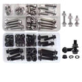 Set Screw Assortment Kit 304 Stainless Steel Metric High Strength Flange Hexagonal Bolt Set for Homeowners,DIYers,Mechanics,Industrial Workers(Black M6 M8 1box)