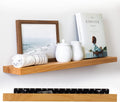 UltraShelf Solid Wood Floating Shelf for Wall Decor, Alder, 30 Long x 8 Deep 30in width, 8in depth