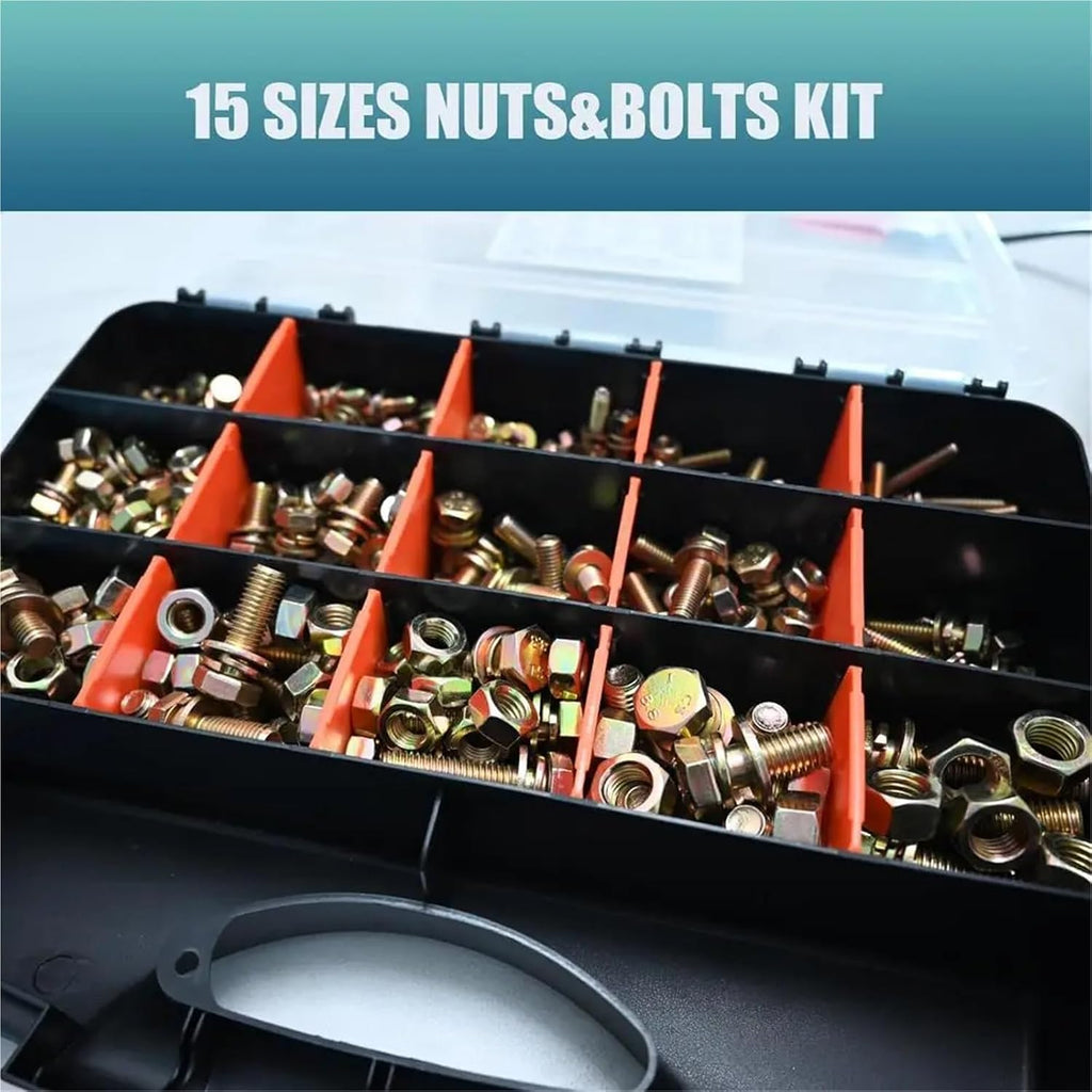 Set Screw Assortment Kit 705Pcs Heavy Duty Metric Bolt Fasteners Assortment Kit for Homeowners,DIYers,Mechanics,Industrial Workers