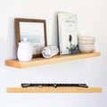 UltraShelf Solid Wood Floating Shelf for Wall Decor, Maple, 36' Long x 8' Deep