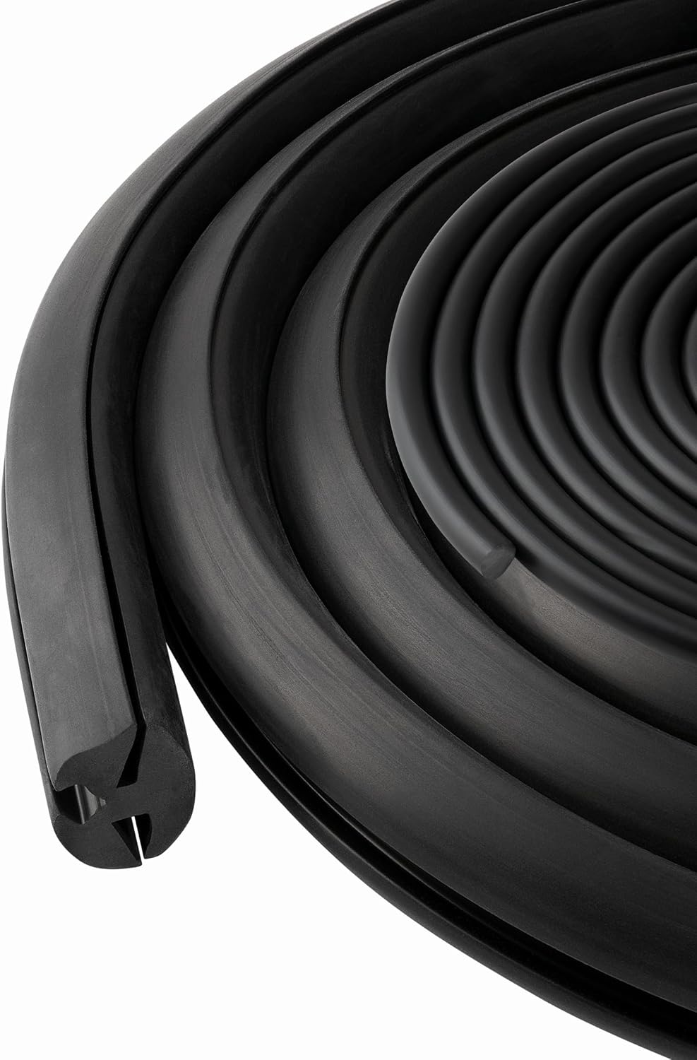 Window Rubber Seal 13/64' X 3/32' Locking Gasket for Windshield and Windows Cars, Boats and Heavy Equipment (33 Feet)