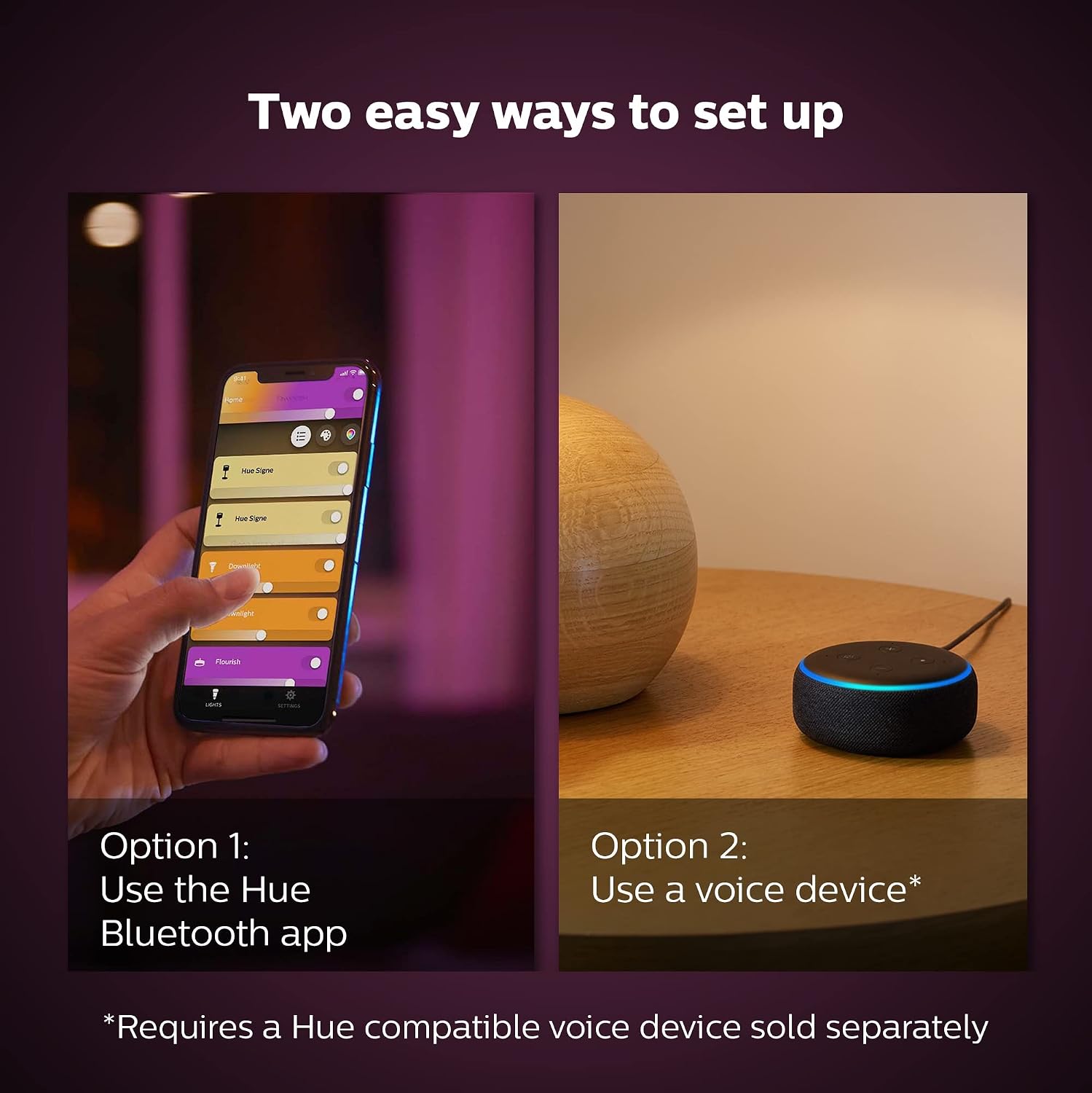 Philips Hue Iris Smart LED Table Lamp, White - White and Color Ambiance - 1 Pack - Control with Hue App - Works with Alexa, Google Assistant, and Apple Homekit