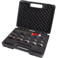 17-Pc Parking Sensor Hole Cutter Kit, Bumper Sensor Hole Punch Kit for VW & Cars, Park Sensor Hole Punch Tool and Lens Hole Maker, Manual Bumper Hole Cutting Tool Set 17-32mm