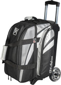 KR Strikeforce Cruiser Lux Double Bowling Ball Roller Bag with Upper Shoe Compartment and Side Accessory Pouch